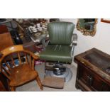 A 1960's Belmont barbers chair