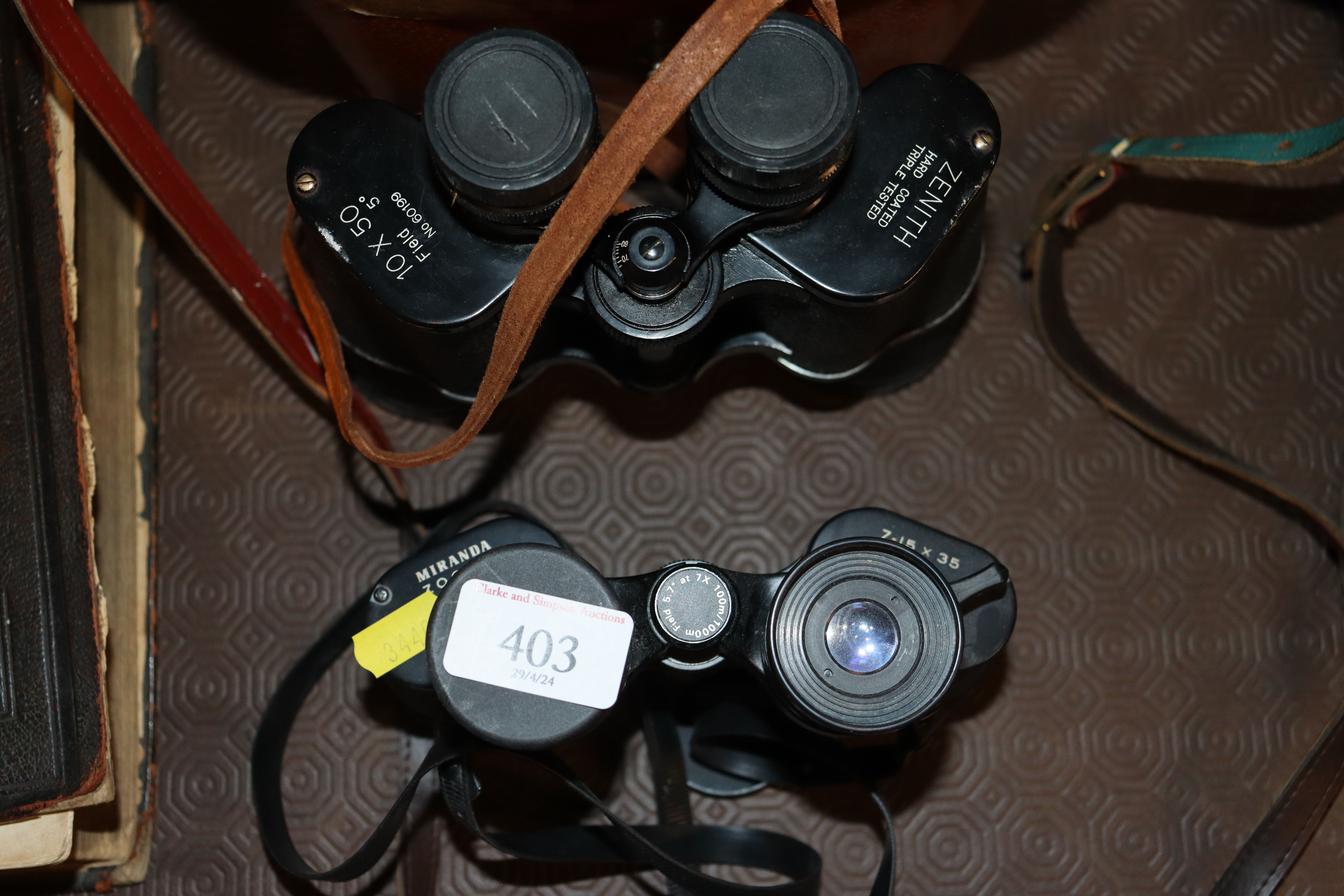 Three pairs of cased binoculars and another pair - Image 2 of 4