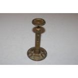 A set of brass letter balance scales