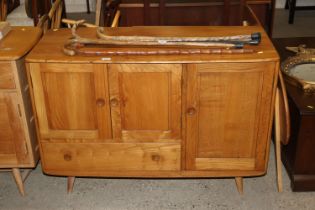 A blonde Ercol sideboard 113cm wide