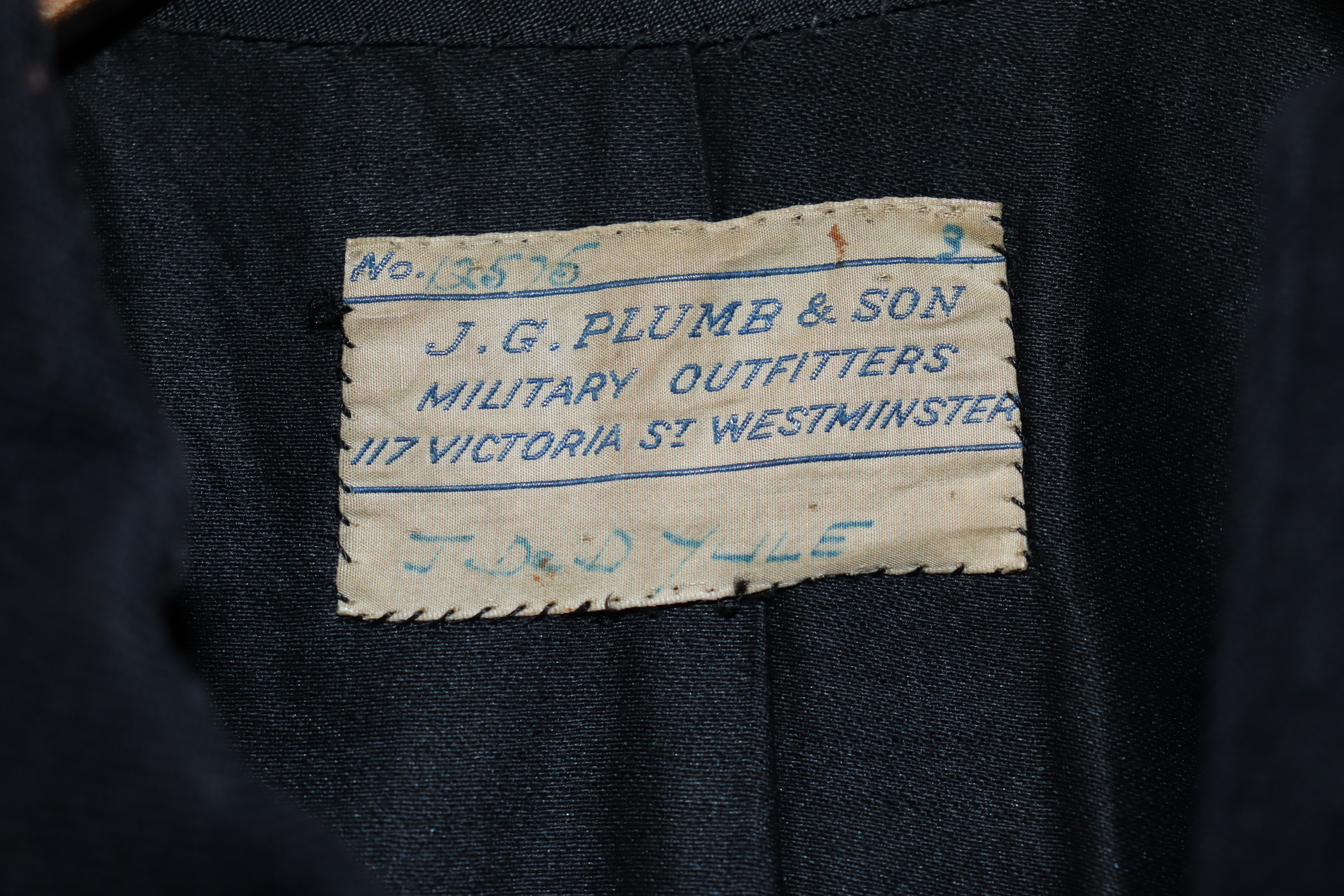 WWII Royal Signals Captain's dress jacket named to - Image 3 of 4