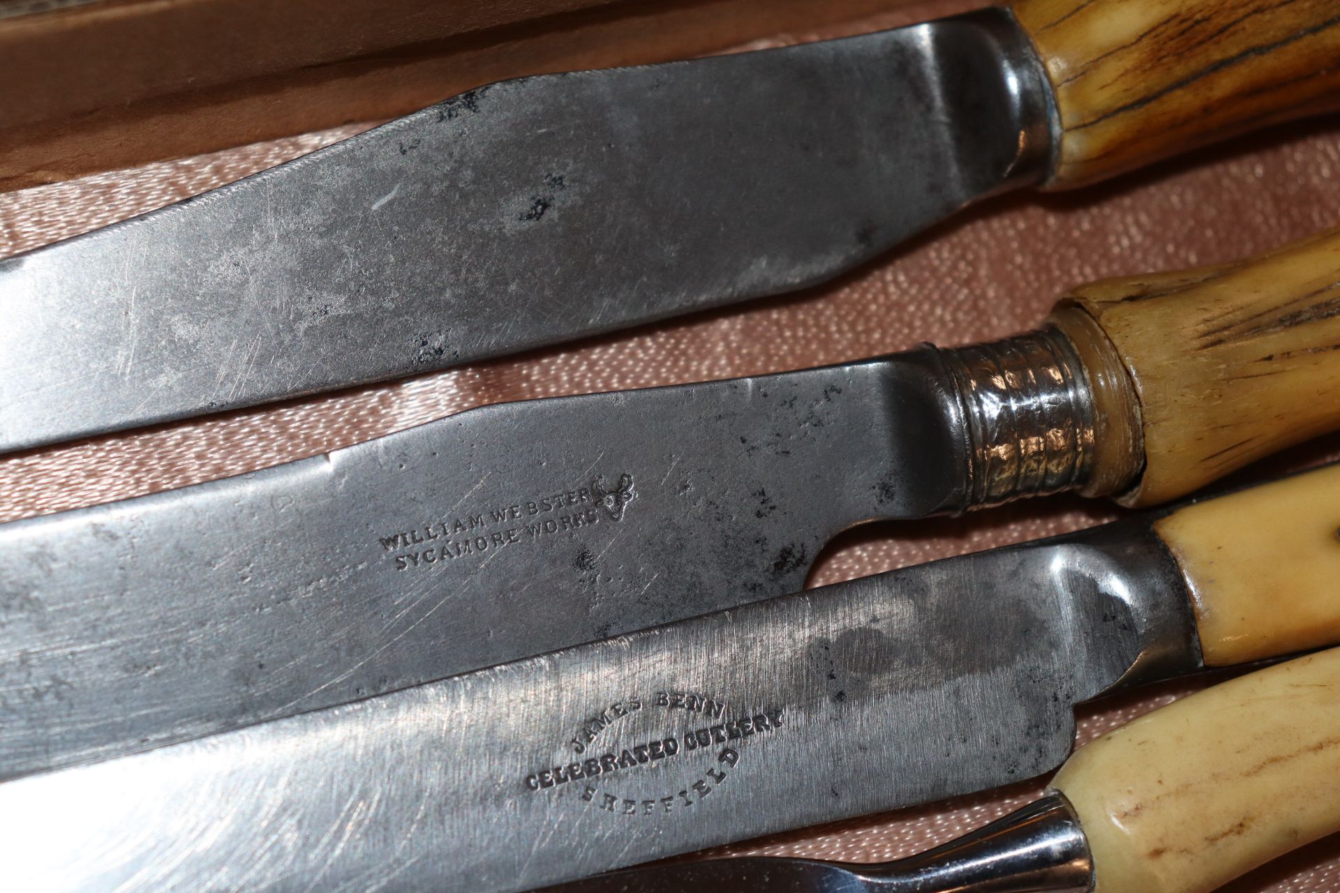 Six vintage kitchen and carving knives - Image 3 of 3