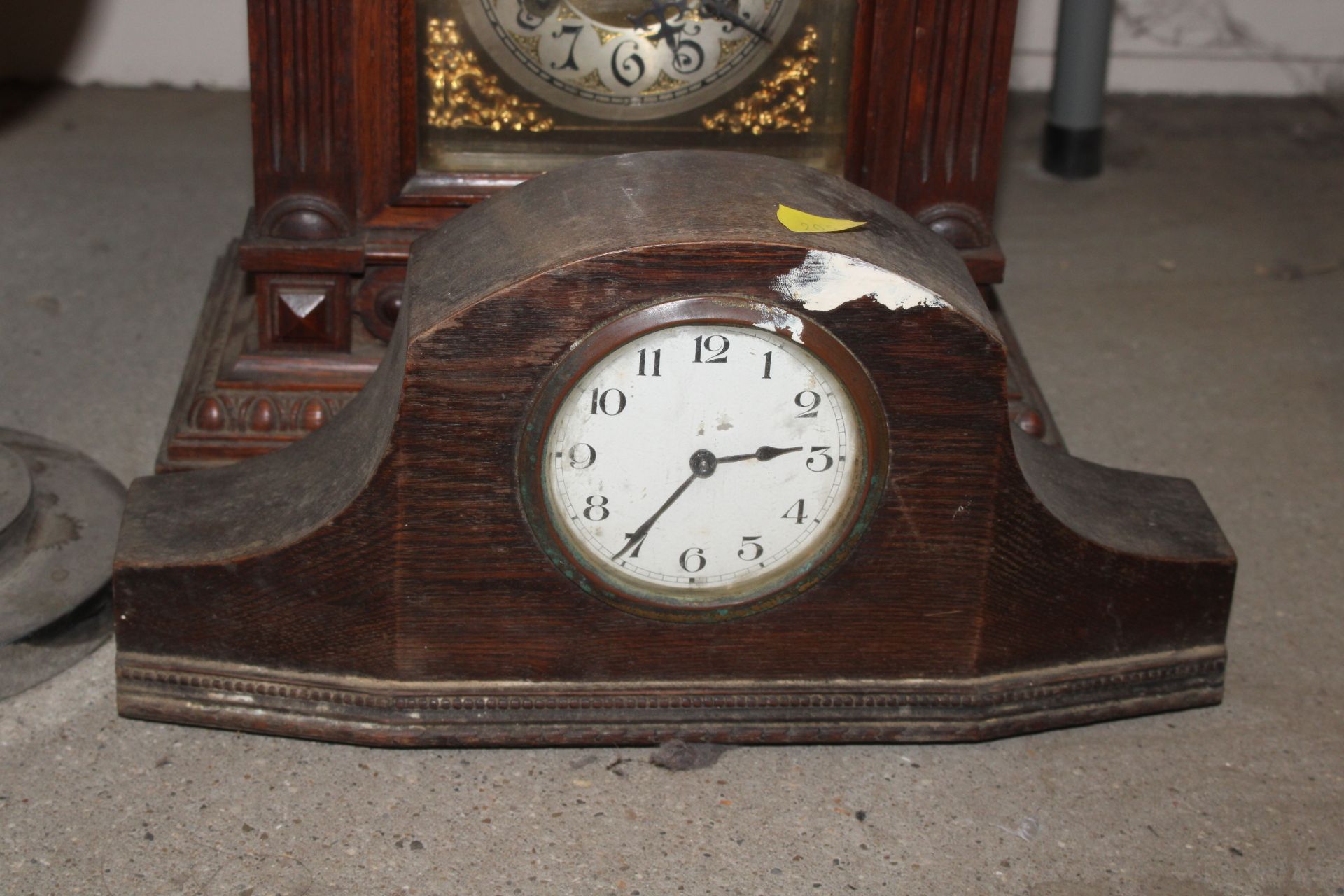 An Edwardian mantel clock; a small 1920's timepiec - Image 2 of 14