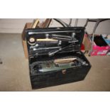 A vintage Vactric vacuum cleaner (cased)