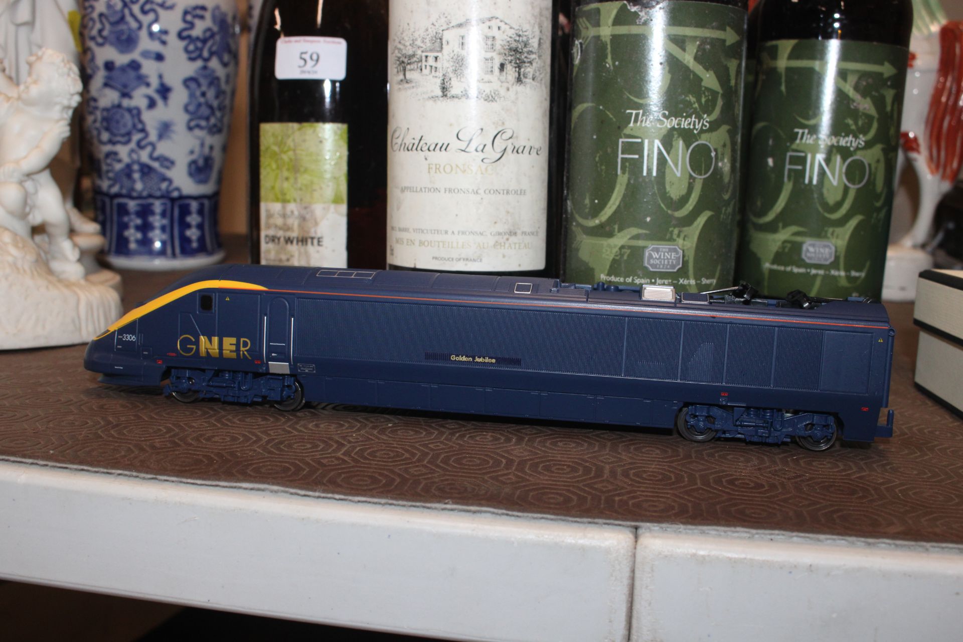 Two Hornby GNER 3306 locomotives; and carriages; and a LMS 6223 locomotive "Princess Alice" and - Image 6 of 34