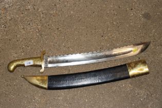 A Russian copy of a Sawback Pioneer sword and sc
