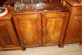 A 19th Century mahogany side cupboard
