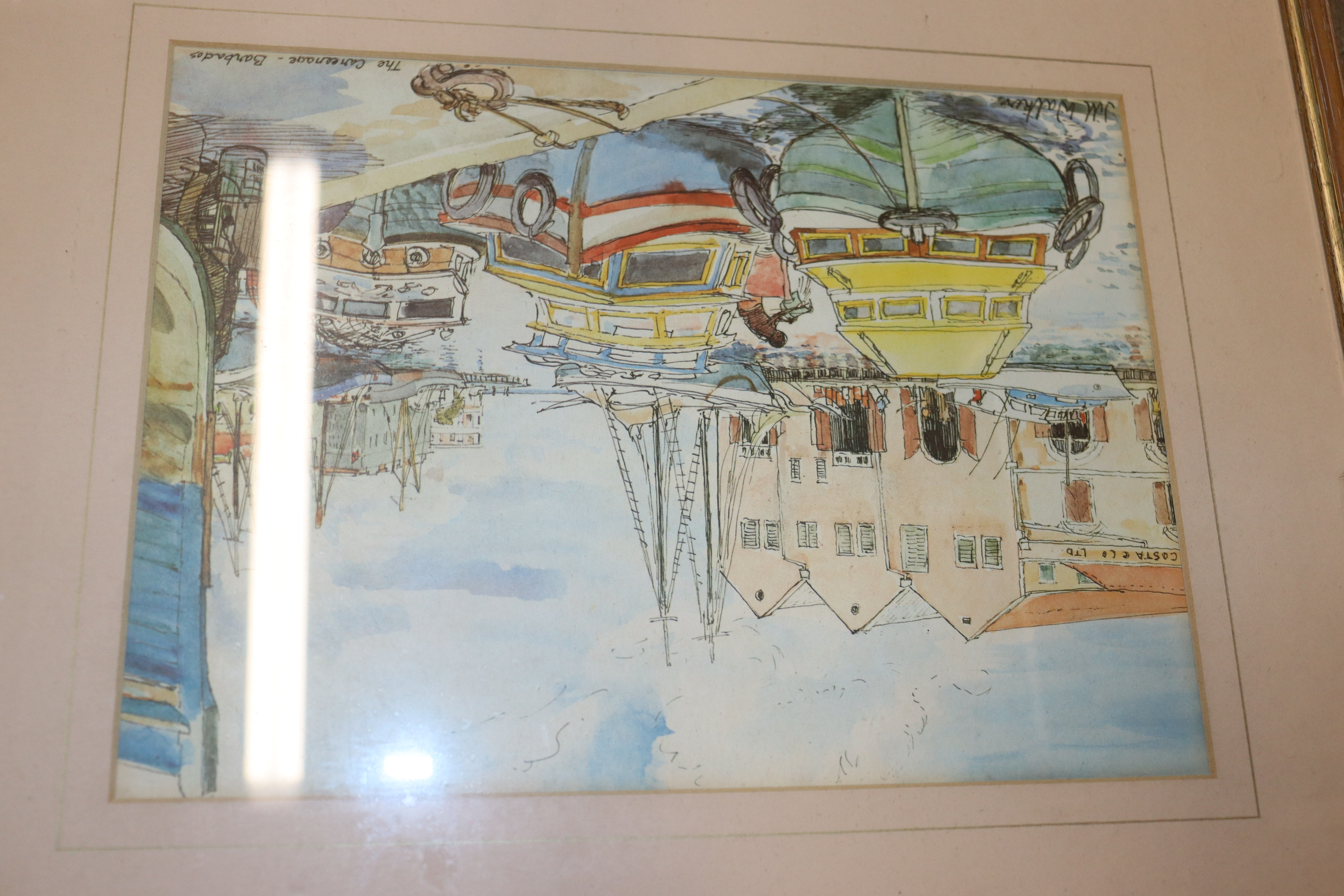 Jill Walker, four coloured prints of Barbados scen - Image 4 of 5