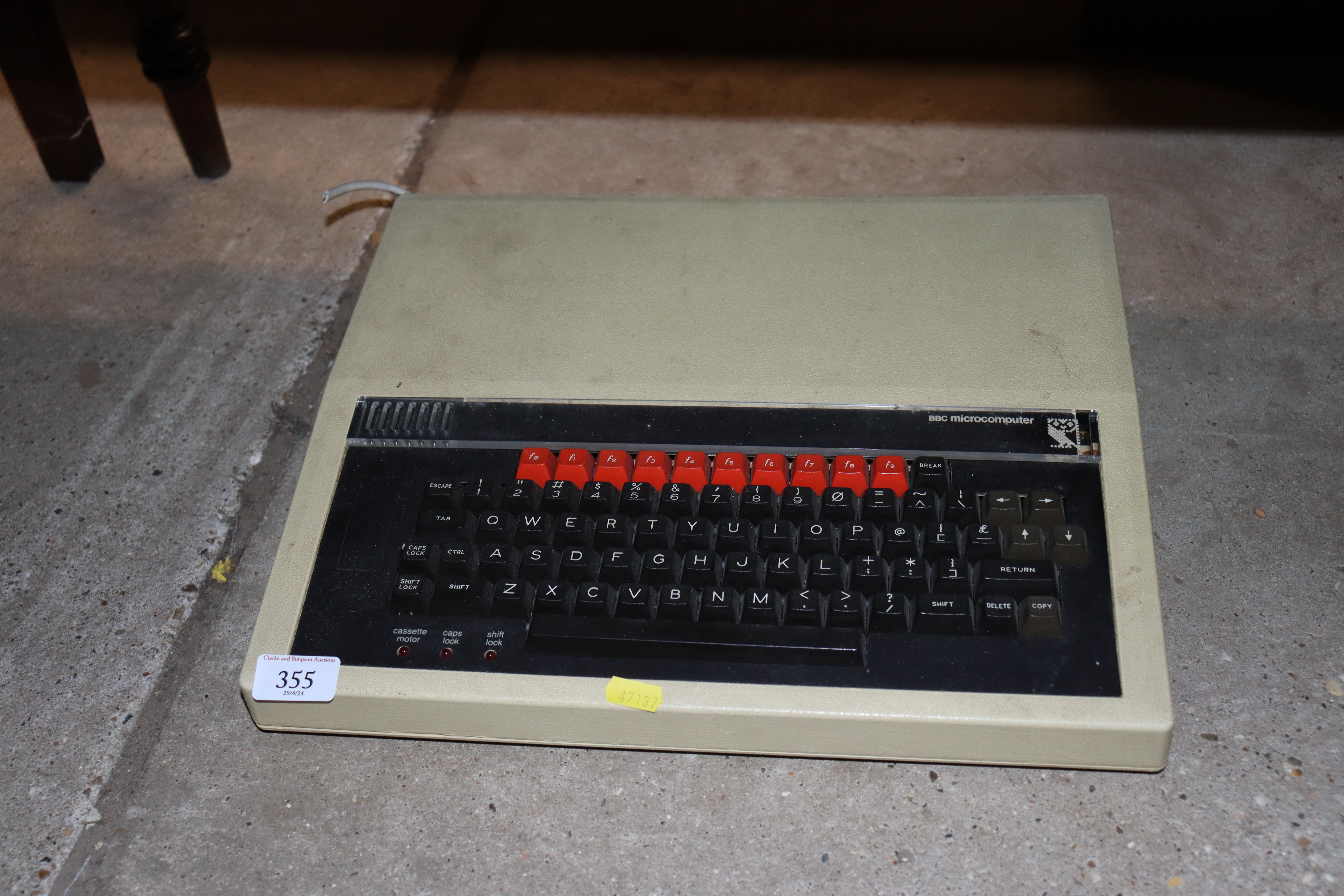 A BBCB computer - sold as a collector's item