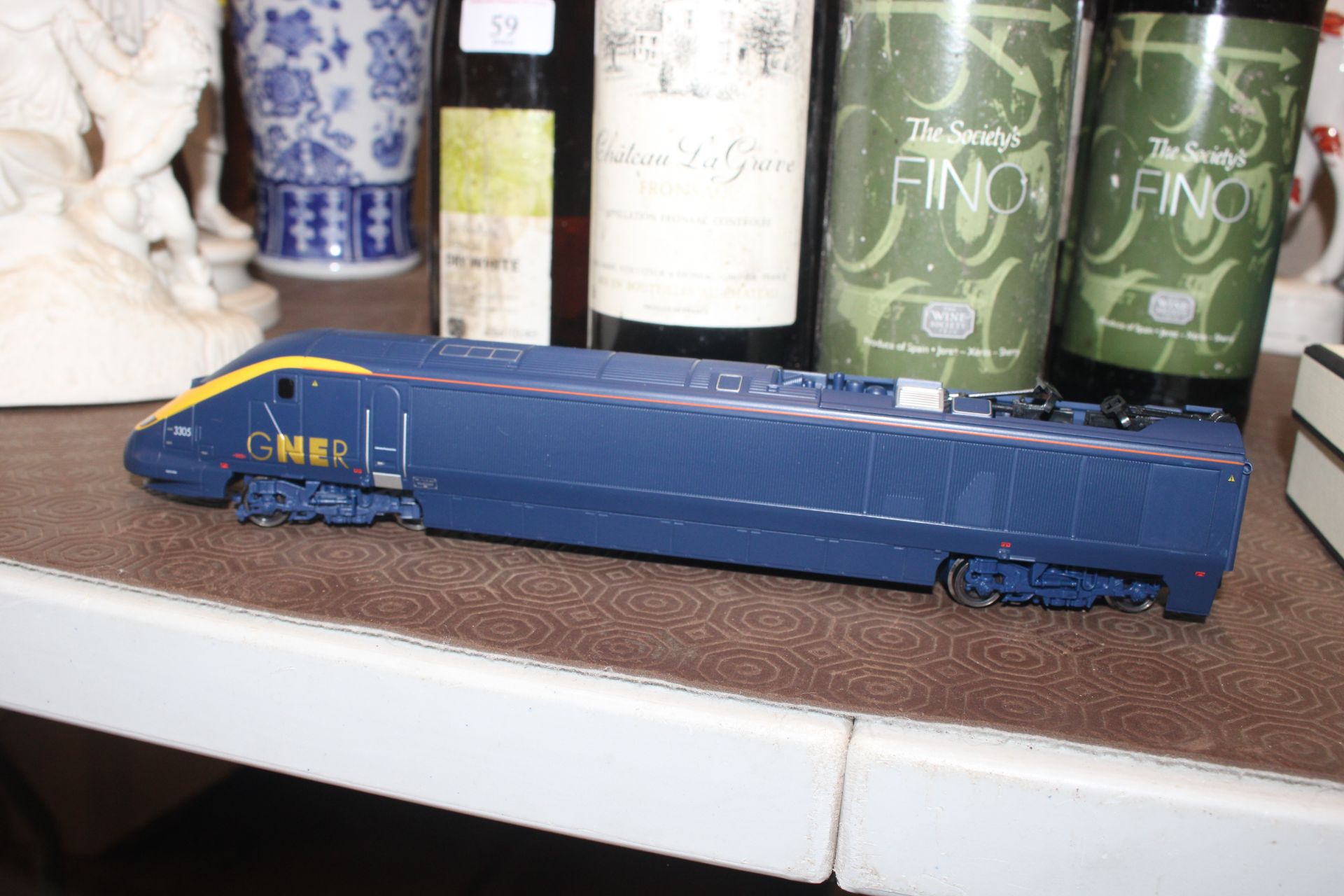 Two Hornby GNER 3306 locomotives; and carriages; and a LMS 6223 locomotive "Princess Alice" and - Image 3 of 34