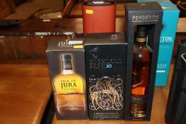 An isle of Jura single malt Scotch whisky, 70cl; a