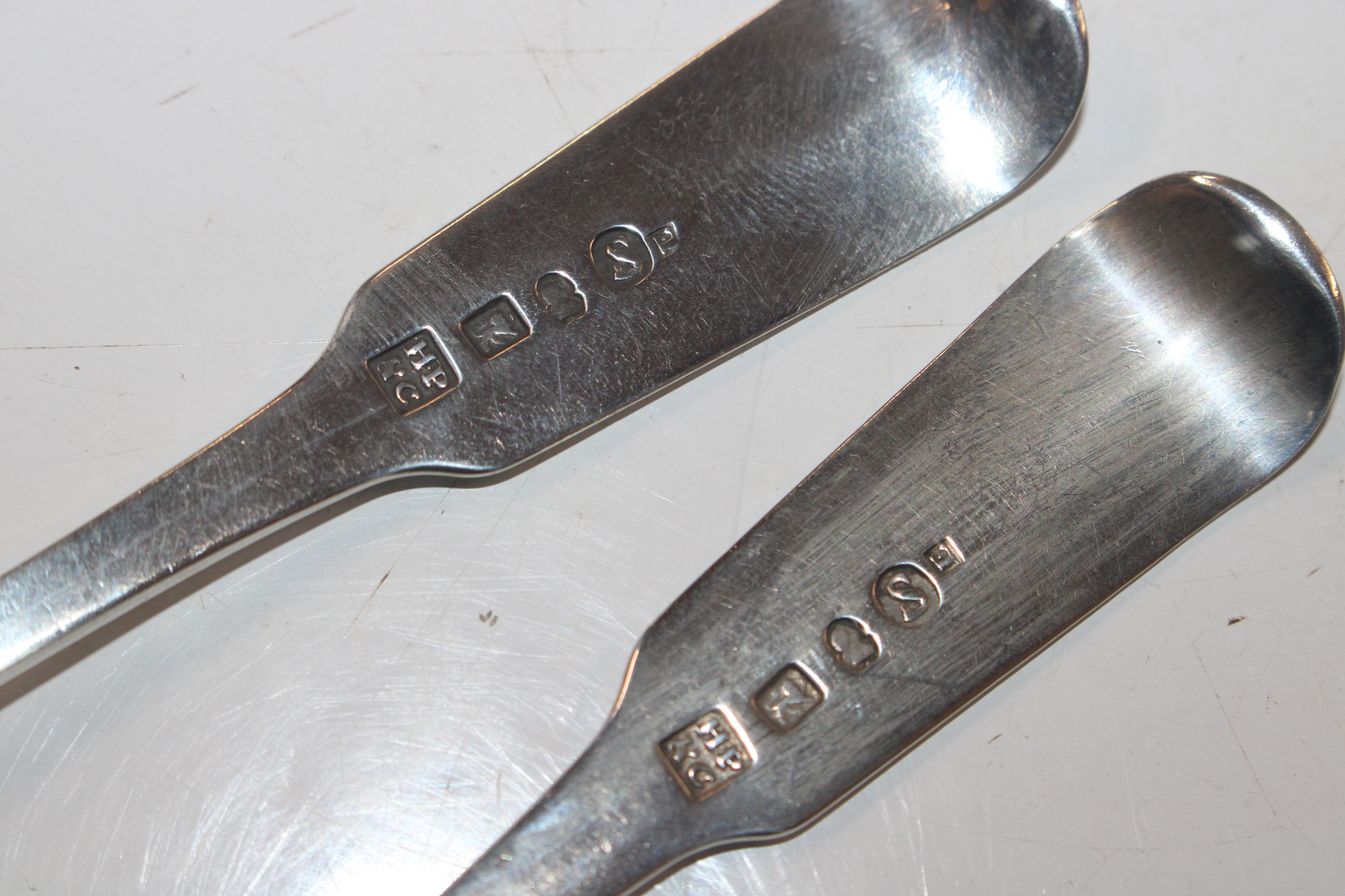 A Jersey silver spoon, makers mark T.DG and J.LG f - Image 9 of 10