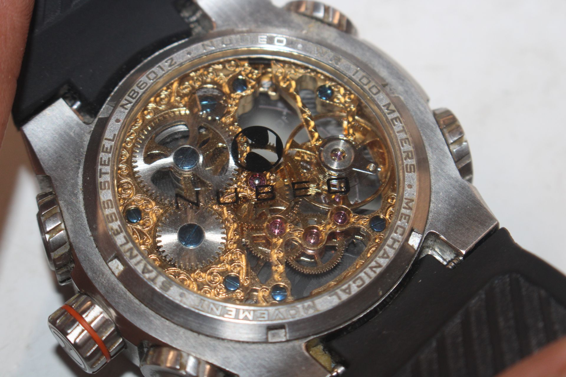 A Nubeo Diemos Mechanical movement wrist watch No. - Image 6 of 6