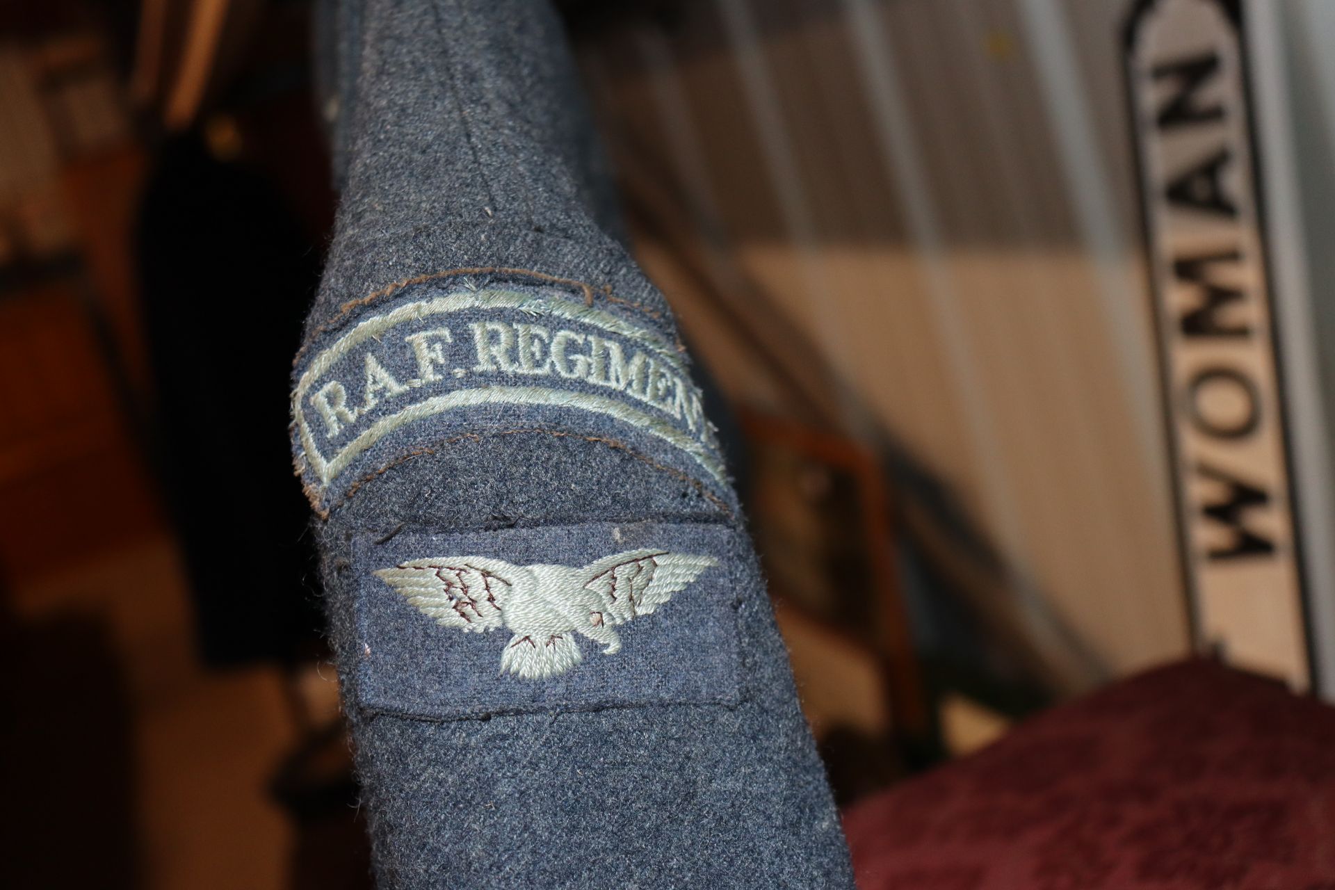 RAF Regiment WWII 1945 dated airman's service jack - Image 2 of 3