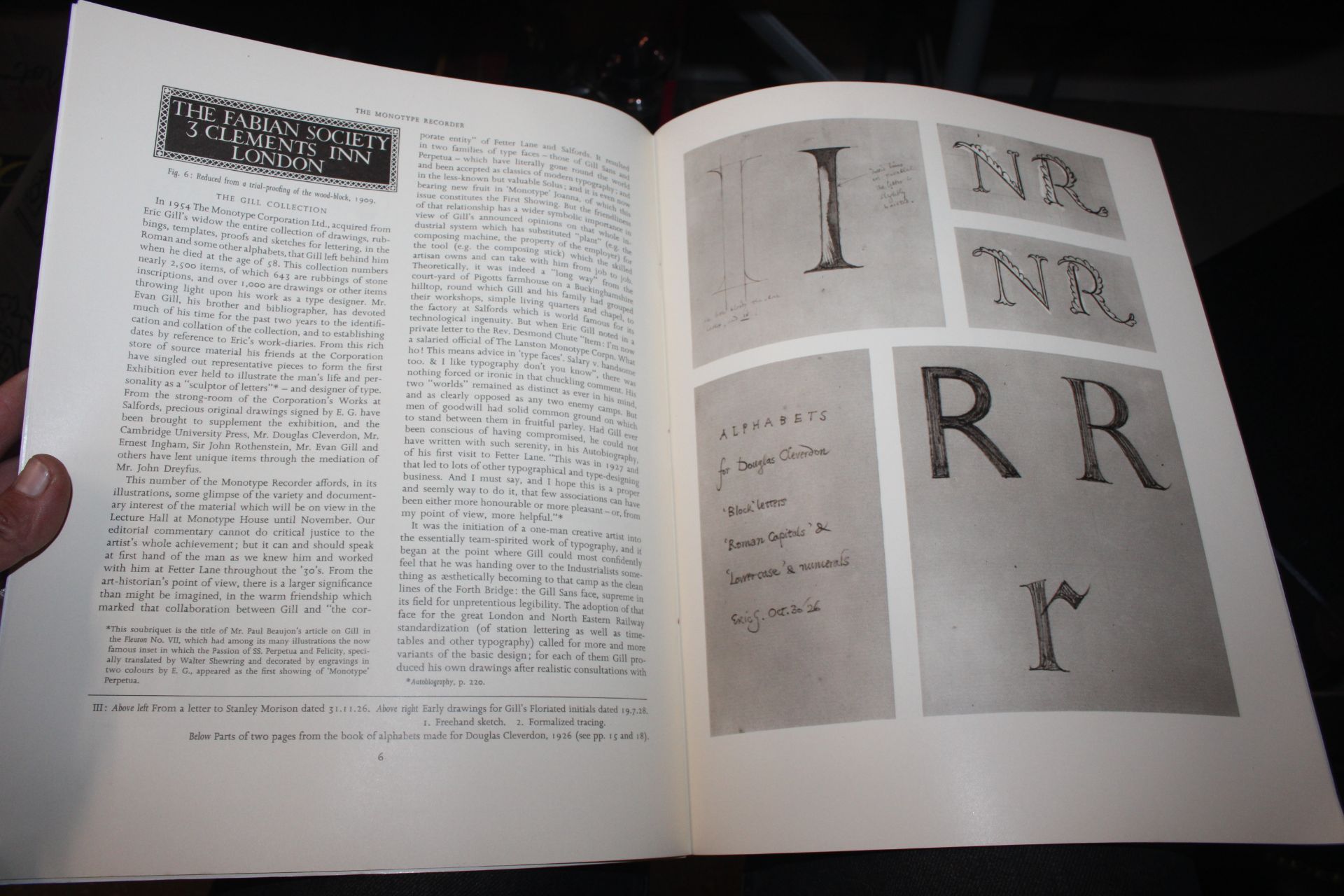 A small collection of Eric Gill books and ephemera - Image 19 of 25