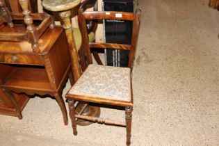 An Edwardian bedroom chair