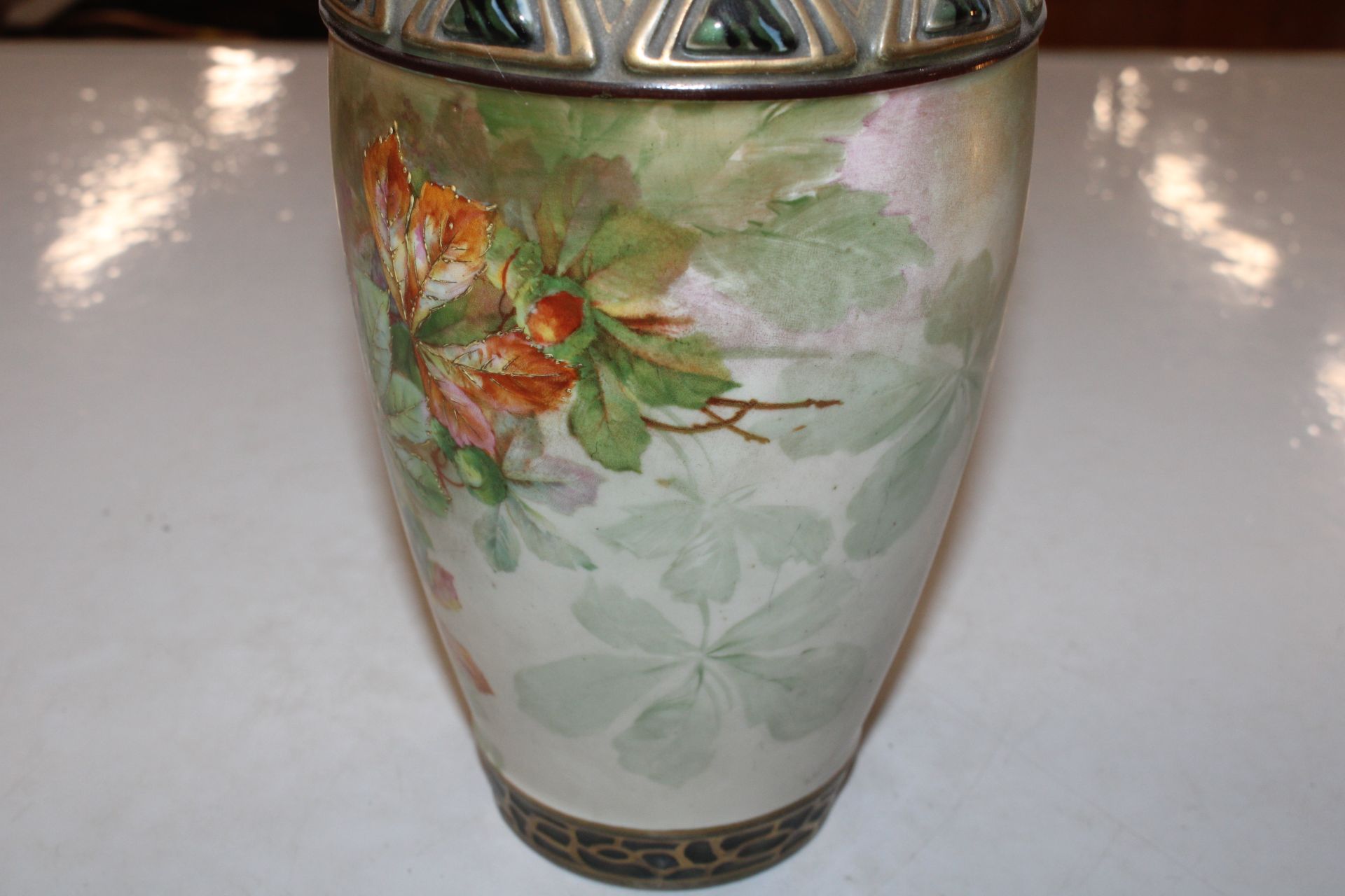 An Alexandra porcelain vase with all over floral d - Image 3 of 9