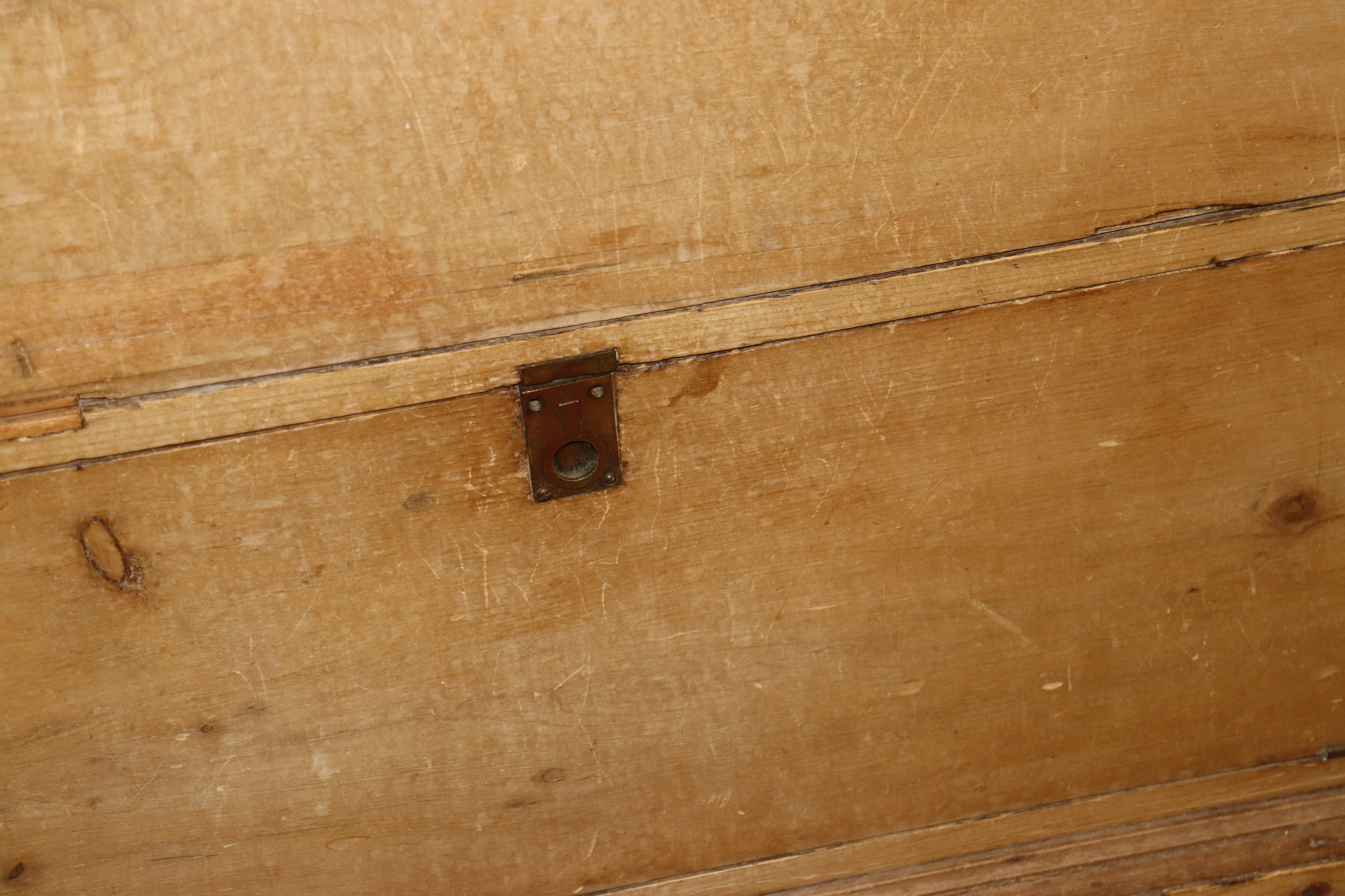 A stripped pine press cupboard - Image 2 of 2