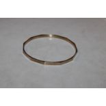 A 9ct gold bangle approx. 16gms