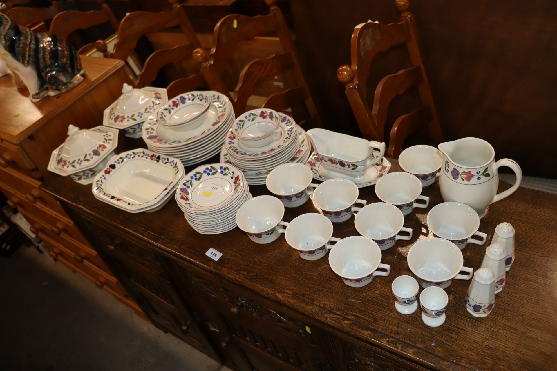 An Adams china "Old Colonial" pattern dinner servi