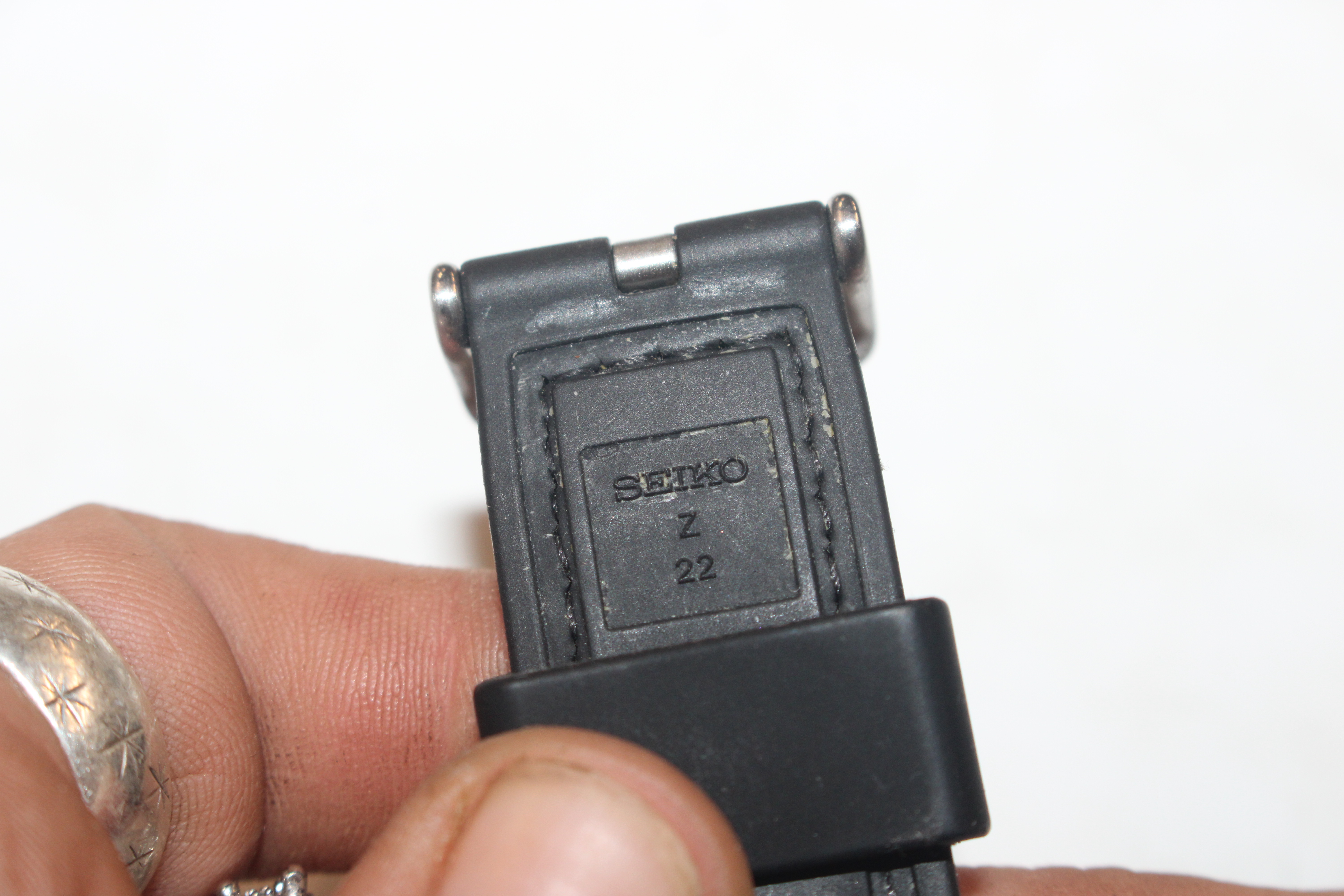 A Seiko Chronograph 10Bar wrist watch No.9N1535 - Image 4 of 4
