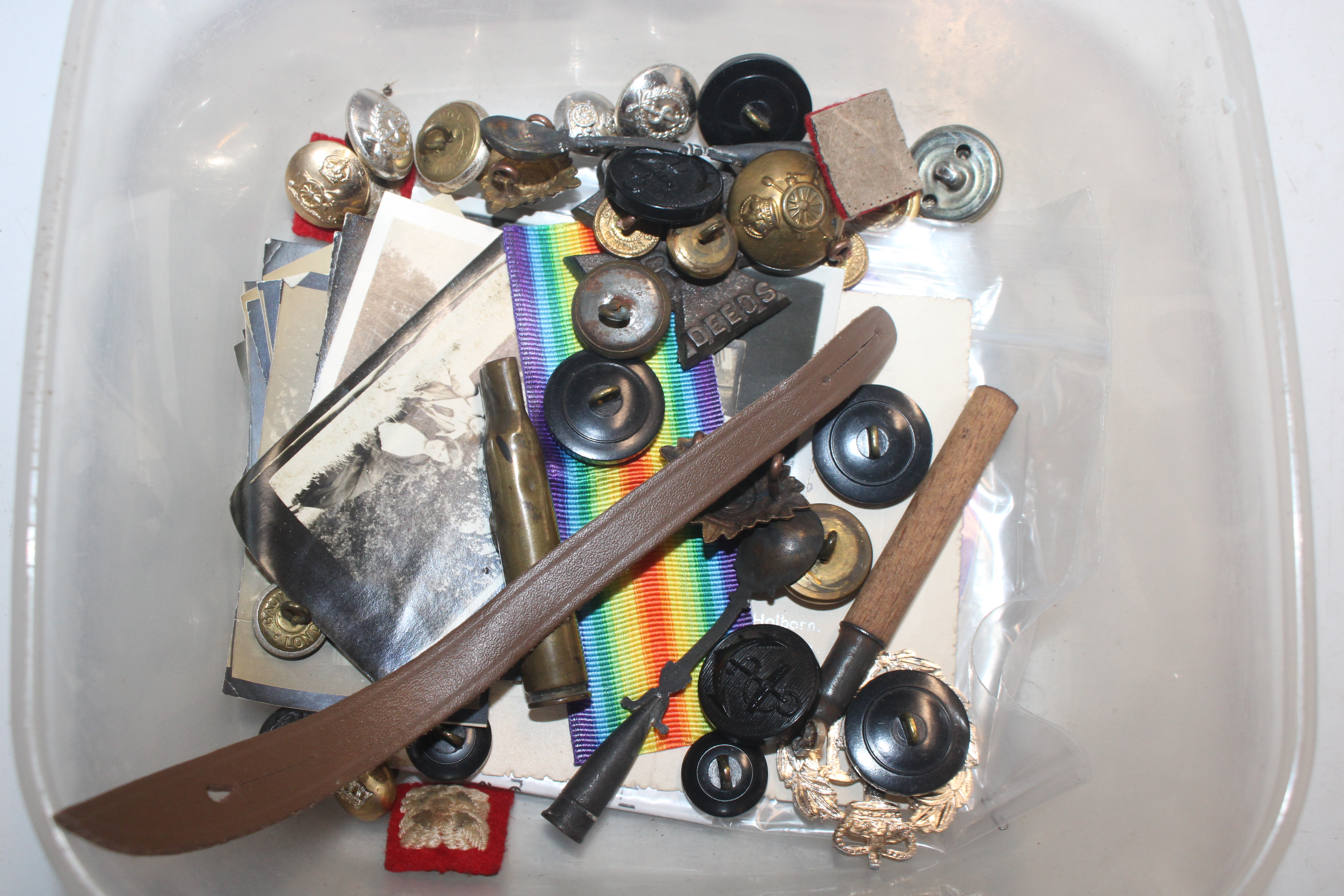 A box of mixed badges and other items - Image 8 of 8