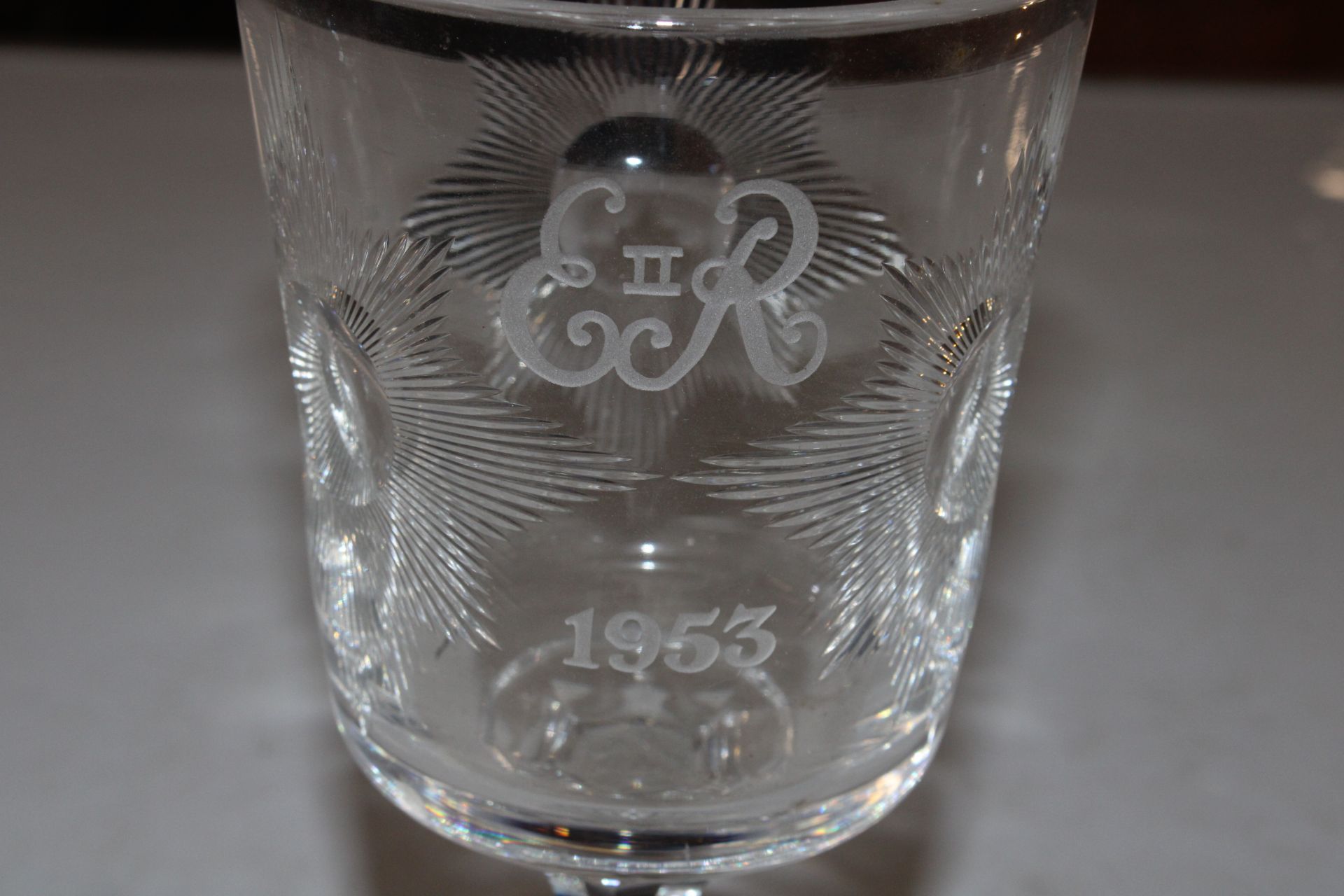 A cut glass celery vase; a large Royal Commemorati - Image 8 of 16