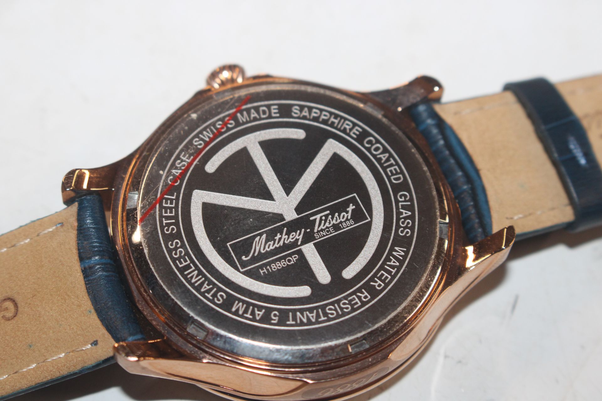A Mathey Tissot wrist watch No.H1886QP - Image 2 of 8