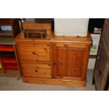 A Ducal pine filing cabinet / cupboard