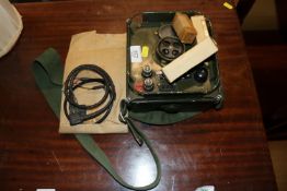 A British Army field radio set