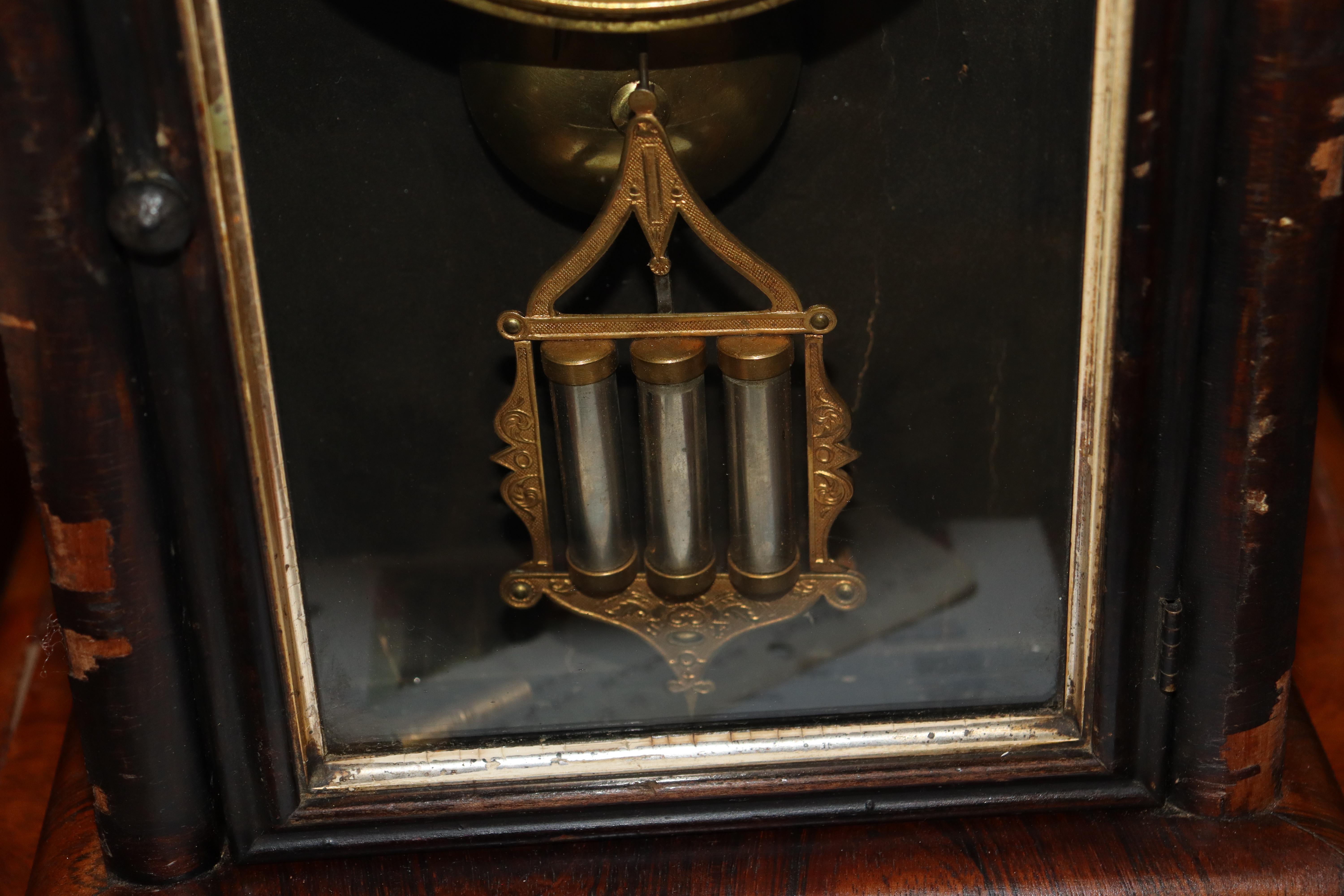 An American parlour mantel clock by E.N. Welsh For - Image 3 of 3