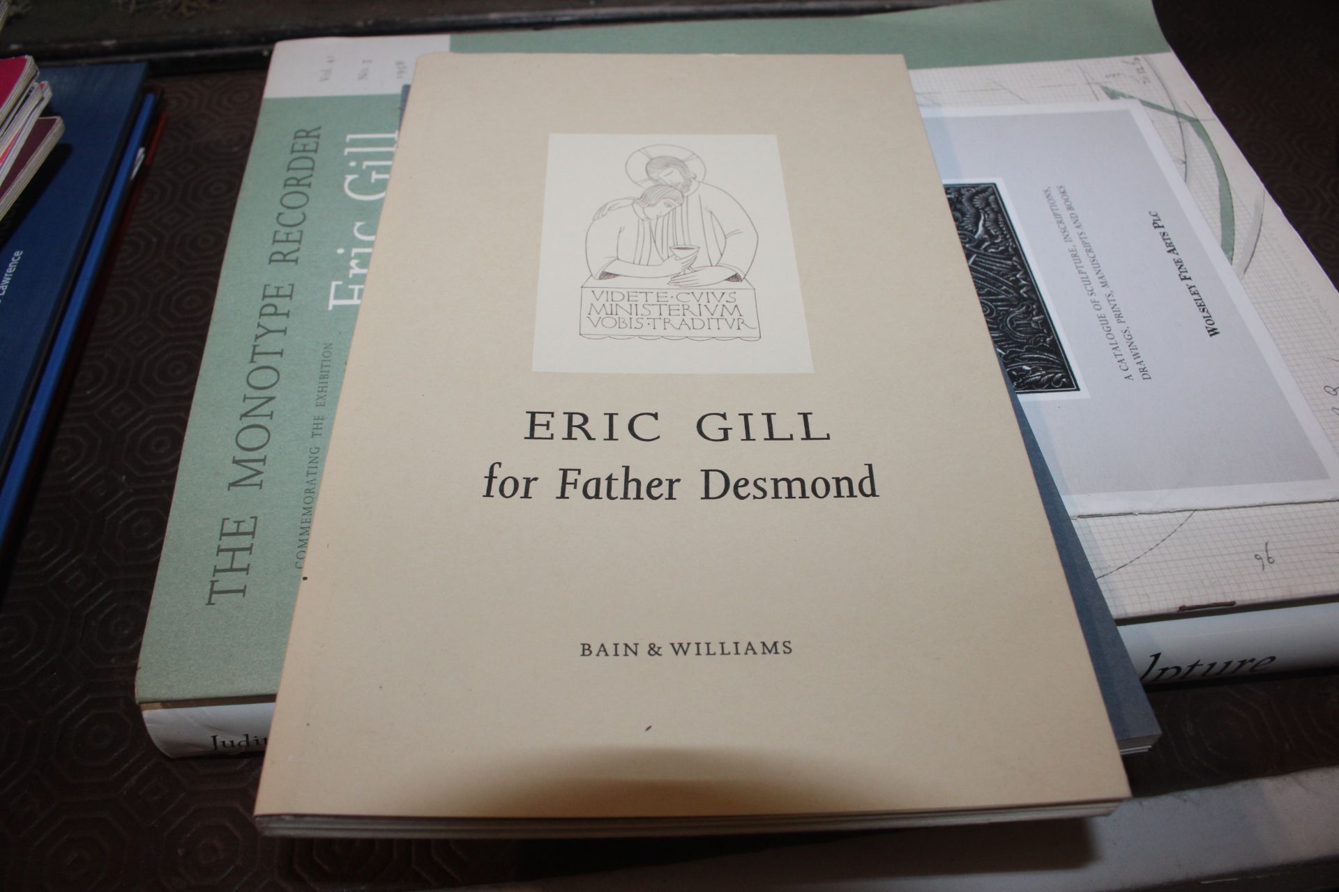 A small collection of Eric Gill books and ephemera - Image 4 of 25