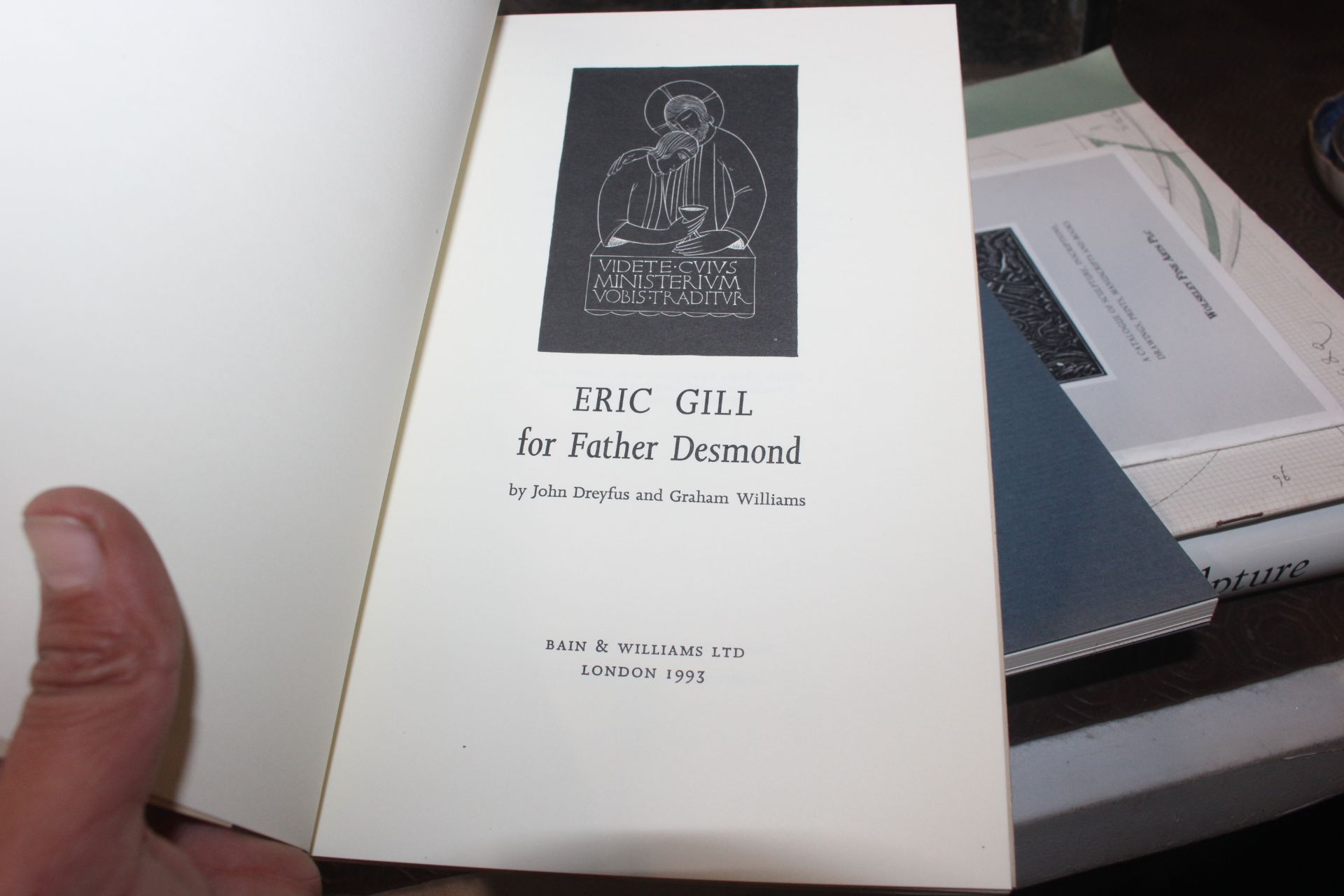 A small collection of Eric Gill books and ephemera - Image 5 of 25