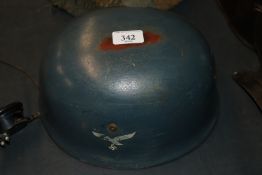 German WWII type paratroopers helmet