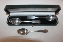 A Jersey silver spoon, makers mark T.DG and J.LG f