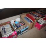 Five boxes of miscellaneous books