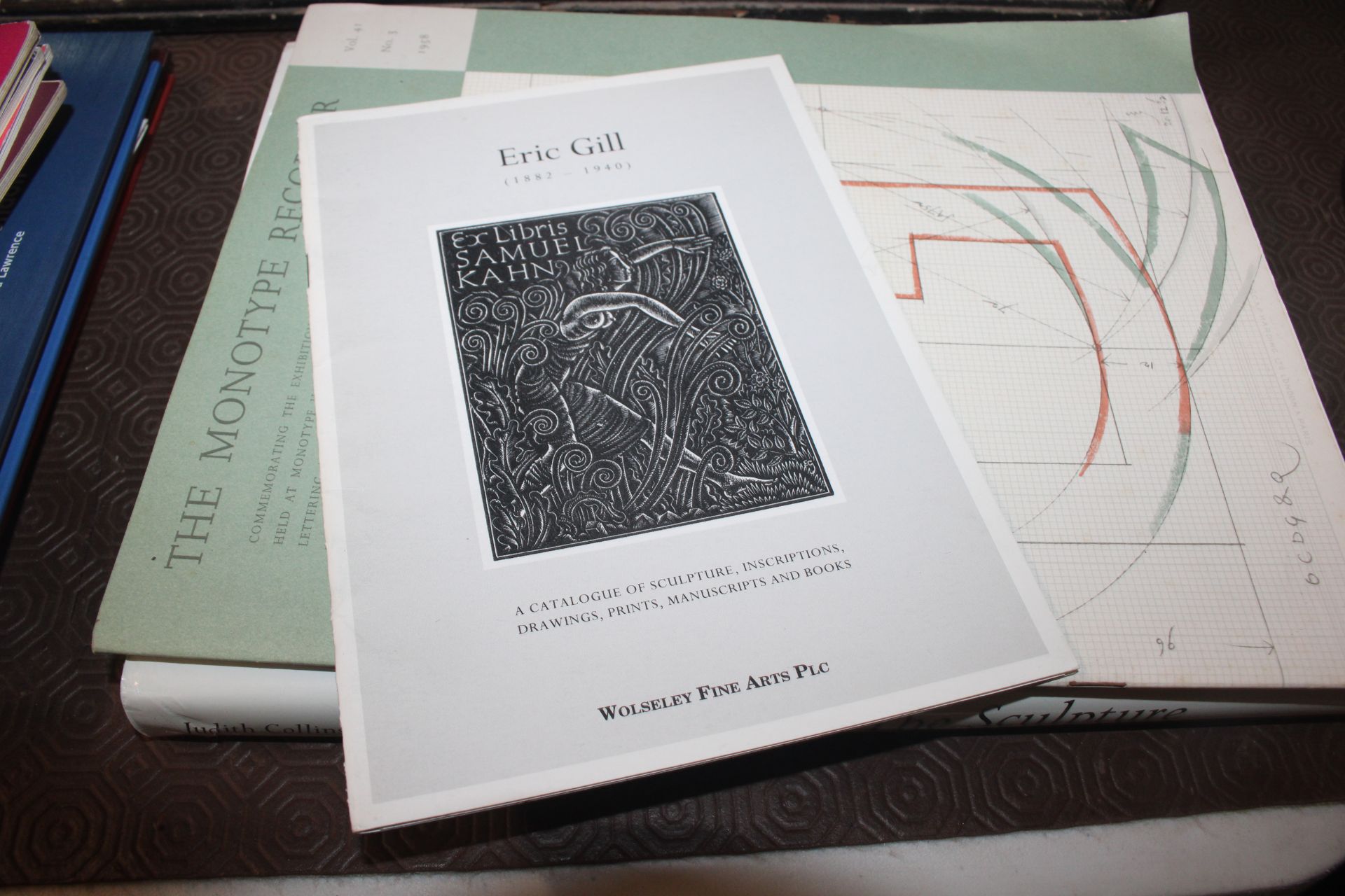 A small collection of Eric Gill books and ephemera - Image 11 of 25