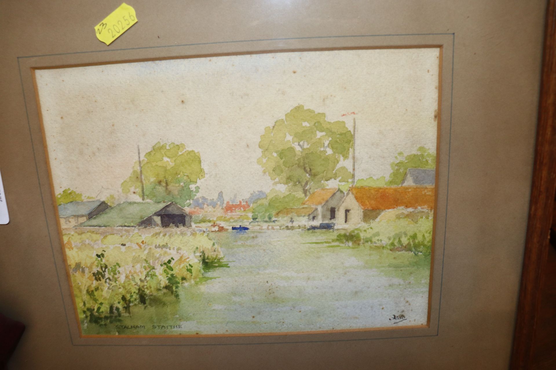 Two watercolours depicting Norfolk scenes etc. - Image 2 of 5