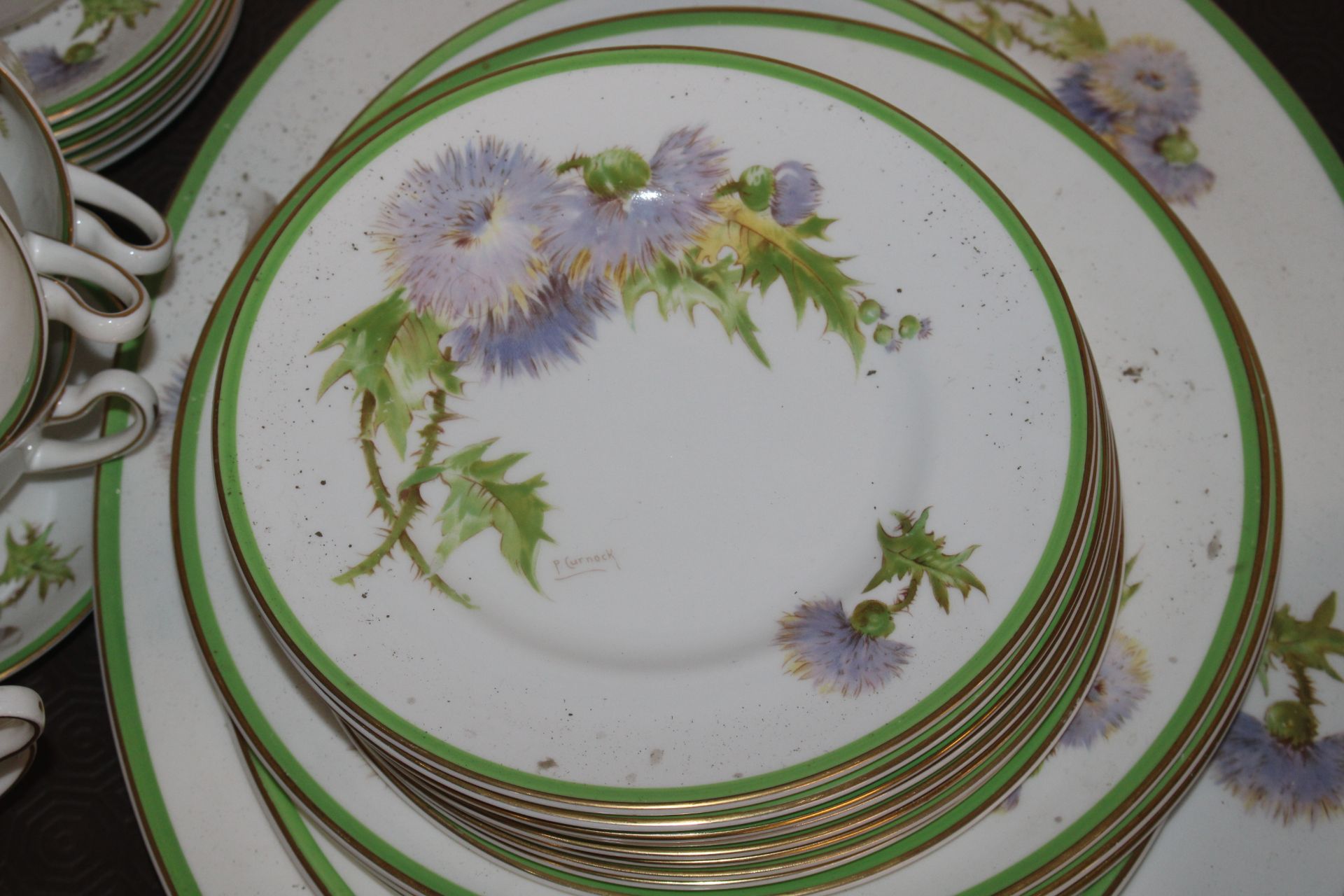 A Royal Doulton "Glamis Thistle" decorated tea / - Image 2 of 8