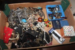 A large quantity of various costume jewellery and