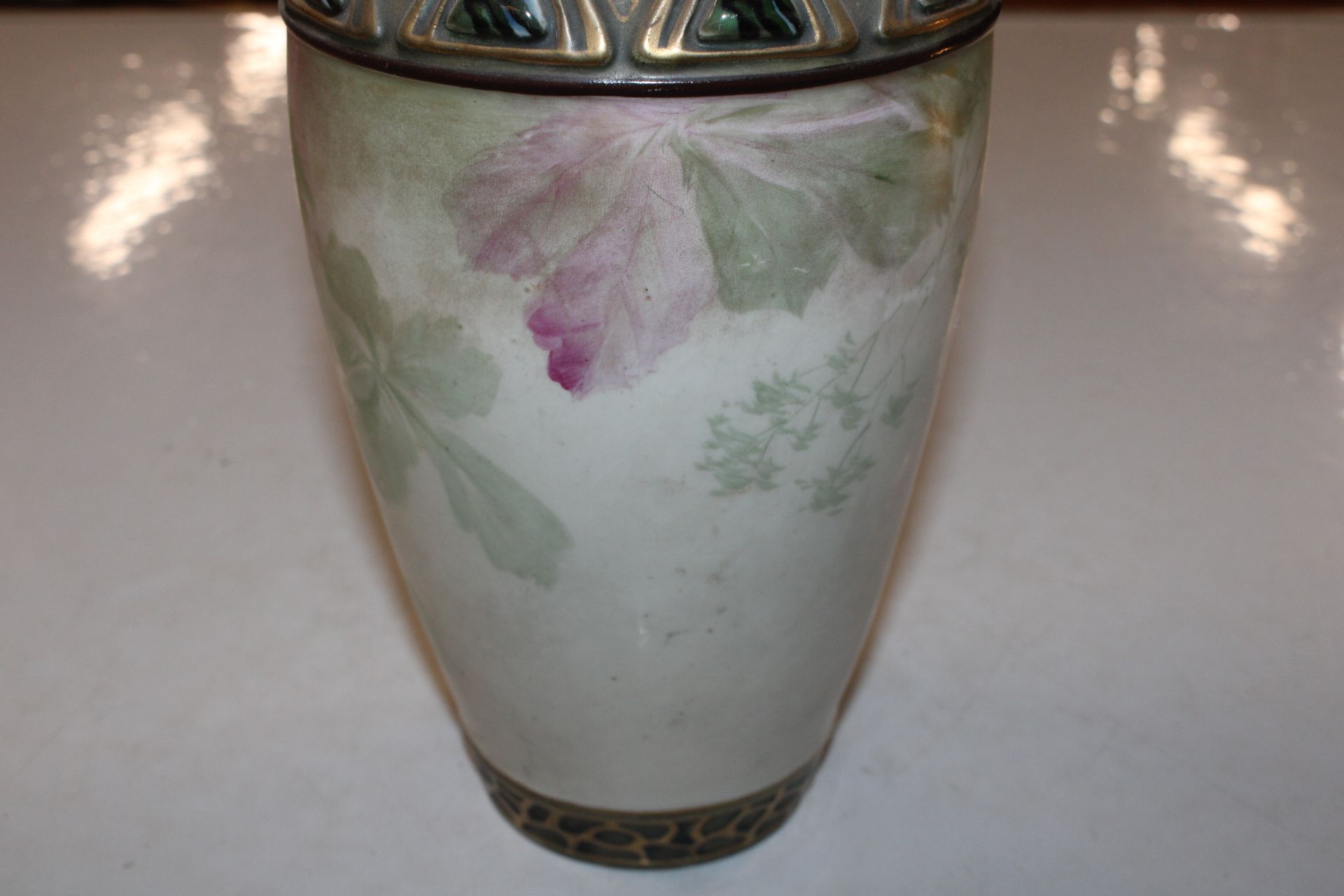 An Alexandra porcelain vase with all over floral d - Image 4 of 9
