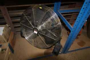 A Honeywell three speed air circulation fan