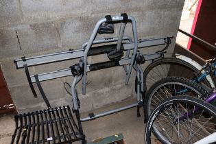 A Thule bike rack