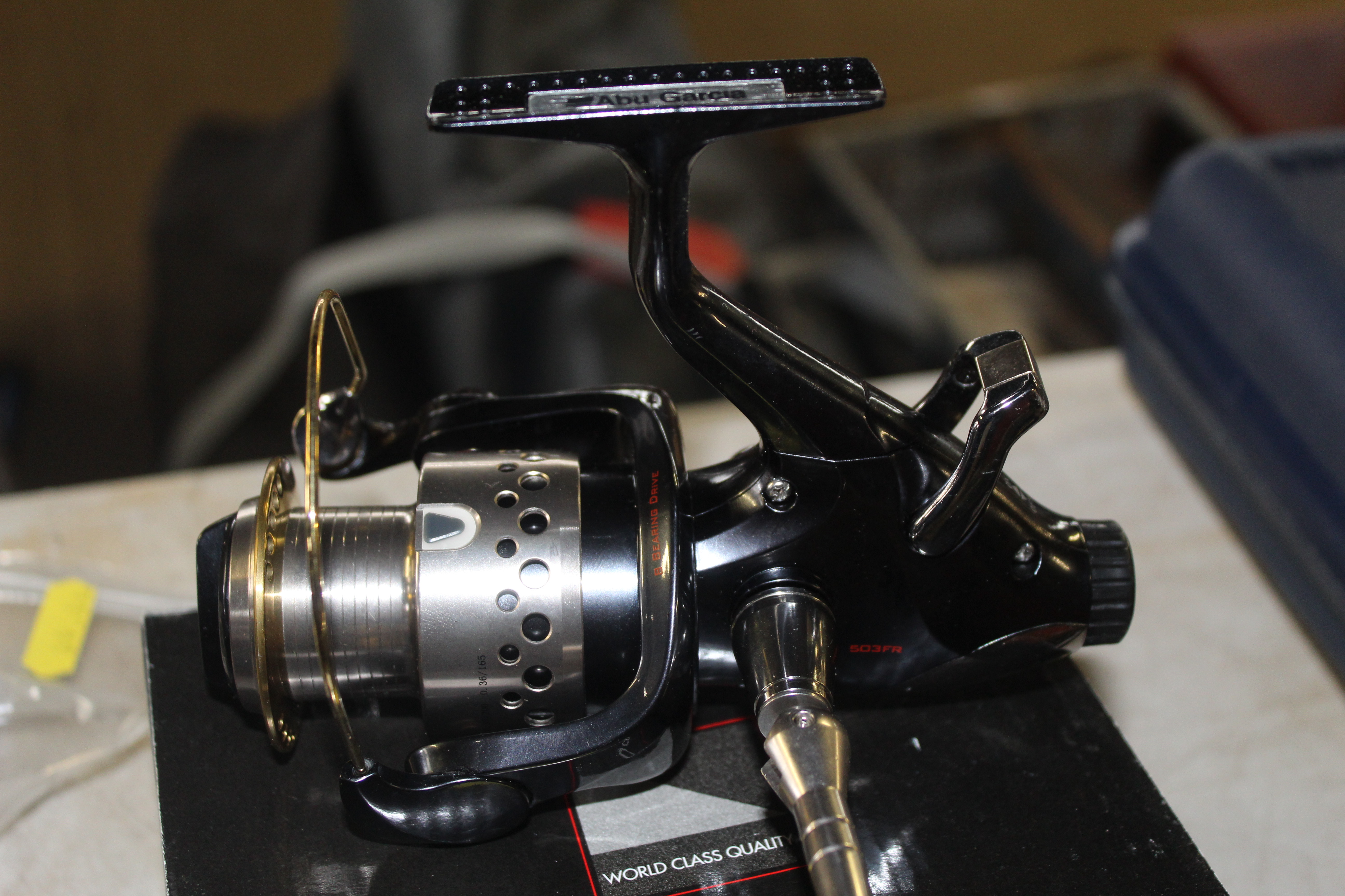 An Abu Garcia Cardinal 503 fishing reel with origi - Image 2 of 2