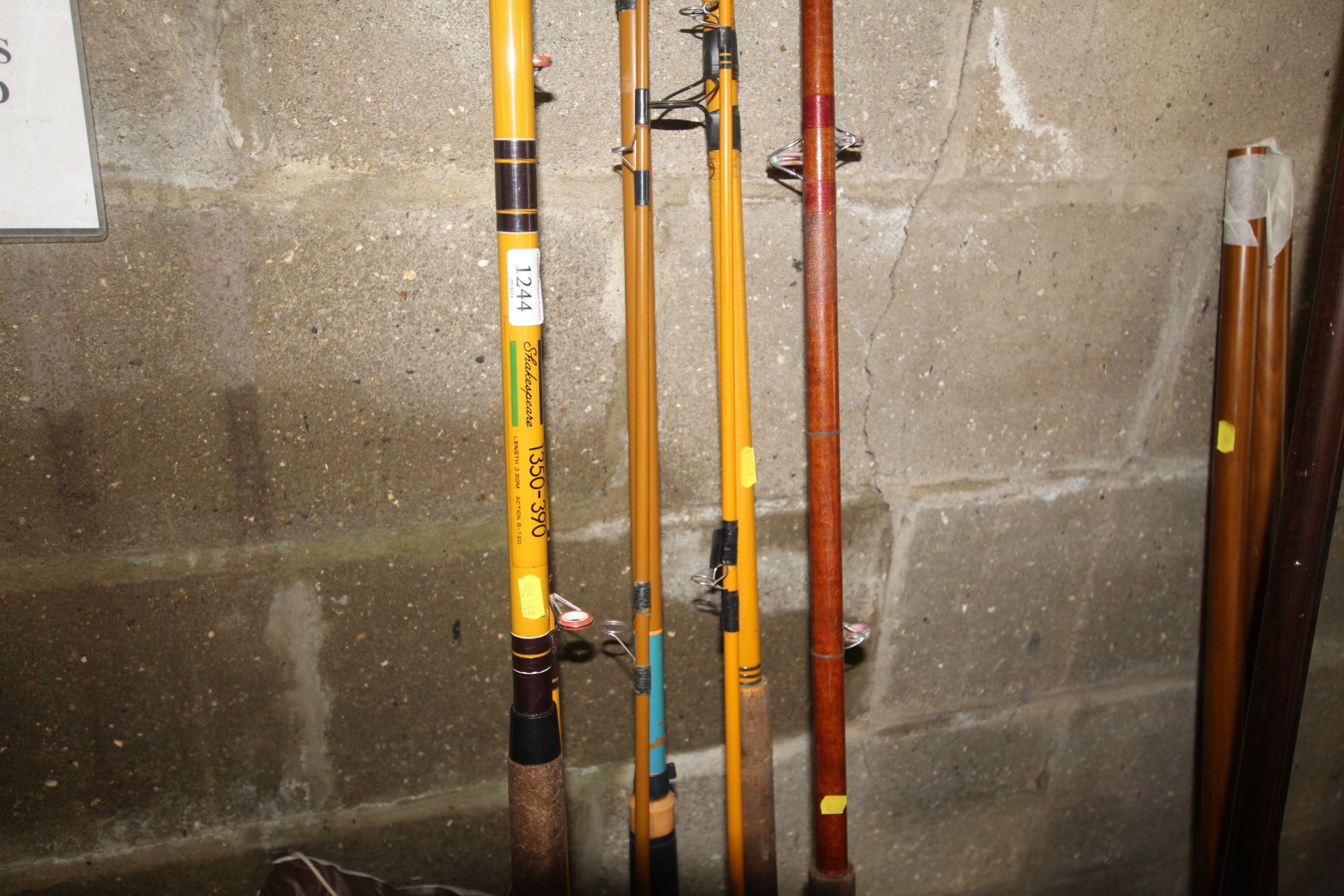 A quantity of various fishing rods to include Shak - Image 3 of 4