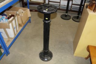A torchere drawer chair stand