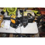 A McCulloch L58CS cordless electric chainsaw with