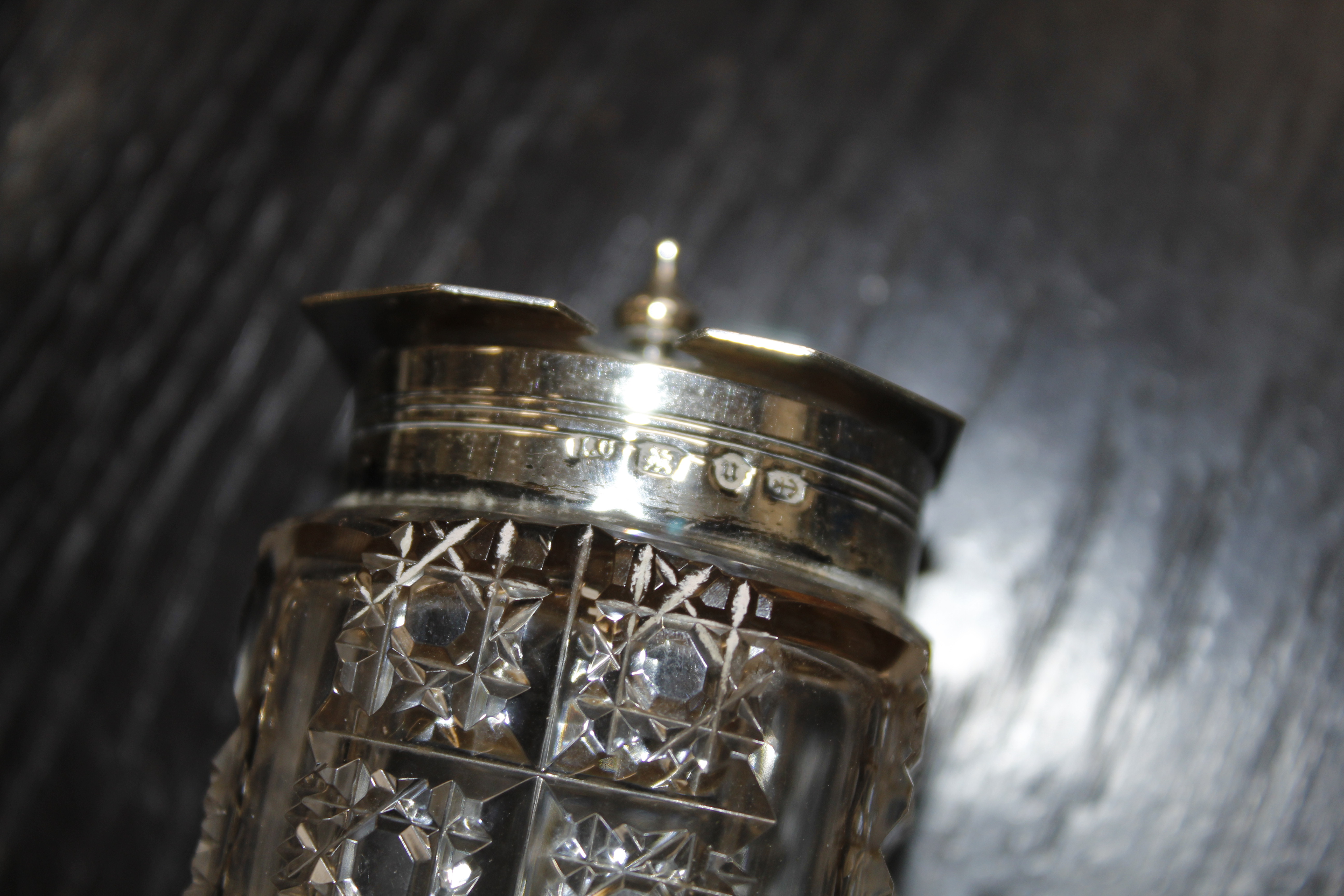 A silver plate and glass cruet, some with silver t - Image 3 of 3