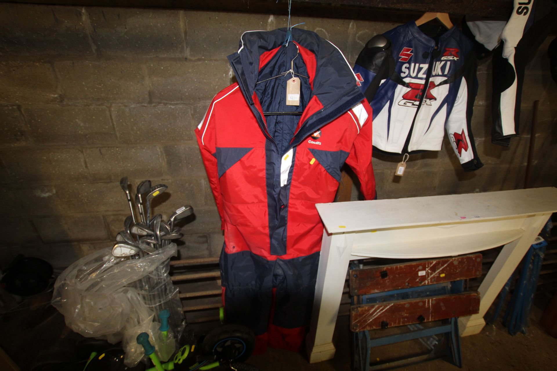 A Cosalt waterproof floatation suit (size M)
