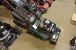 A Hayter rotary self propelled lawnmower with Brig